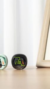 ACOME Headset Earphone TWS Bluetooth 5.4 Tampilan Layar Pintar LED Latensi Rendah 60ms Gaya Geek Inpods AT03