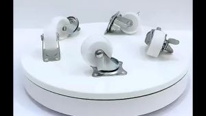 4PCS Heavy-Duty WHITE Smooth and Sturdy Mobility Caster Wheels For Your Push Cart