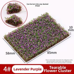 DUOCAIHANI | DIY Miniature Model Hand-torn Flower Clusters Garden Landscape
