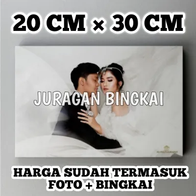 COD CETAK FOTO 12R 20X30 SUDAH DI BINGKAI MDF LAMINASY GLOSSY MENGKILAP BERKUALITAS TERMURAH