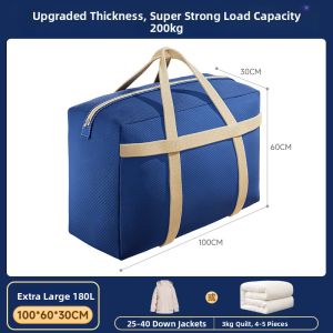 MONLEYTA | Large Capacity Oxford Cloth Storage Bag For Moving Student Dormitory Dustproof Waterproof Clothing Packing Bag And Quilt Bag