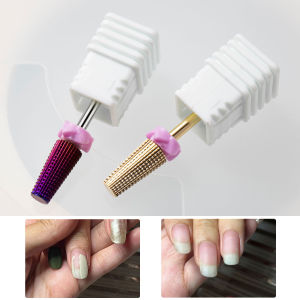 Tungsten Carbide Nail Drill Bits Gel Polish Removal Tool with High Hardness for Professional Manicure Safe Long-Term Use