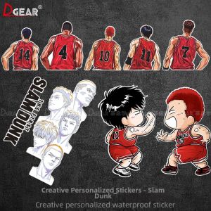 Slam Dunk Cartoon Scratch Concealing Sticker