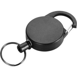 65CM Multifunctional Roll Retractable Keychain Bag Recoil ID Card Holder Keyring Key Chain Stainless Steel Rope Key Ring H61