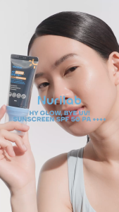 Nurilab - Hy Glow Bye UV! Sunscreen SPF 50 PA++++ (Sunscreen non-comedogenic untuk kulit kering dan sensitif)
