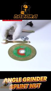 Nasara 2pcs 4Inch Inner Outer Flange Lock Nut Set Replacement Part For Angel Grinder Fits for Makita Hitach Bosch / 角磨机套件