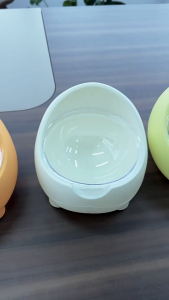 2 in 1 Pet Bowl Space Capsule Cat Food Bowl Detachable PP Anti Spill Dog Cat Feeding Bowl Mangkuk Kucing