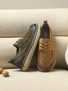 BELLE | Giày Sneaker Nam Da Mềm Đế Nhẹ Lót Nỉ Thu Đông A1864