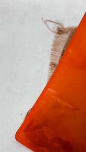 [ 10 PCS ] Plastik Ziplock Warna Orange | Kantong Perhiasan Kosmetik | Kantong Ziplock Warna Warni | Plastik Klip Kemasan Aksesoris