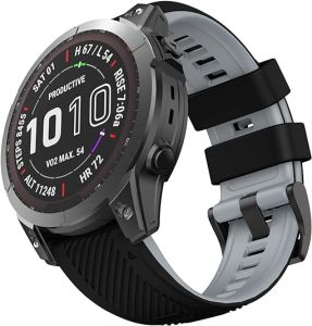 QuickFit 22mm 26mm Silicone Watch Strap For Garmin Fenix 7X 7 6 6X 5 5X Plus/Epix Pro Gen 2 47mm 51mm/MARQ Wrist Band Bracelet
