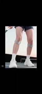 Bi-Directional Adjustable Silicone Patellar Tendon Sports Support Strap 2-Pack Adjustable Patella Knee Strap for Pain Relief Non-Slip Patella Strap for Men and Women for Jumpers Knees Running and Squats Gray