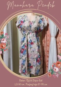 Manohara pendek //Daster Mano pendek //Manohara pendek Rayon Bali //Dress Mano //Daster Bali