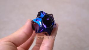 Case Cover Kepala Kunci Titanium Burnt With Ring Kunci Untuk Motor DIY
