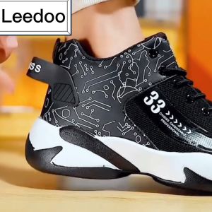 Leedoo Sepatu Sneakers Tali Pria Olahraga Casual Sneaker Jalan Pria Olahraga Basketball Outdoor Sport Shoes Sepatu Fashion MB104