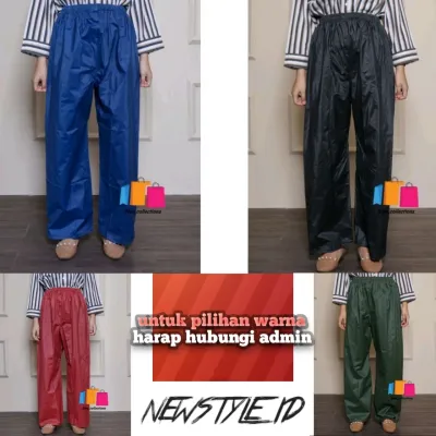 Jas Hujan Setelan Dewasa Pria Wanita Tebal Kuat dan Elastis Anti Rembes by GARUDA
