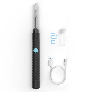 Visual Wireless Otoscope Ultra บาง 4.2 มม.HD 1080P ขอบเขตหู WiFi Endoscope สําหรับ iOS/Android พร้อมหูขี้ผึ้งทําความสะอาดเครื่องมือ