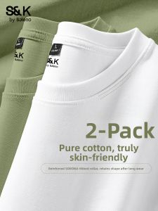 BALENO | Pure Cotton White Heavyweight Loose T-Shirt