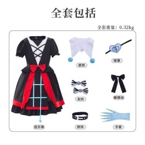 Stella the Dumb Girl Halloween Costume Party Game Escape Night Eggshell Cosplay Dress Role-playing Outfit Party Wear