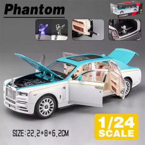 LEO 1:24 Rolls-Royce Phantom Metal Diecast Alloy Toy Car Model Trucks For Kids Toys Vehicles Hobbies Collection