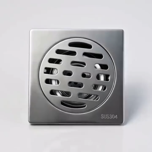 Pelise 10x10cm Home Stainless Steel Anti-odor Bathroom Floor Drain Waste Gate Shower Drainer PE007