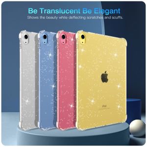 Glitter Case for iPad Air Pro mini 10.9 11 9.7 10.2 8.3 11th 10th 9th Generation Soft Silicone Shell Shimmering Glittering Case