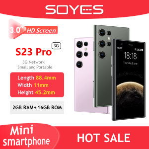 SOYES S23 Pro Mini Smartphone 3G Network 3.0 HD Display 2GB RAM 16GB ROM Android 8.1 Dual SIM Small Mobile Phone Play Store