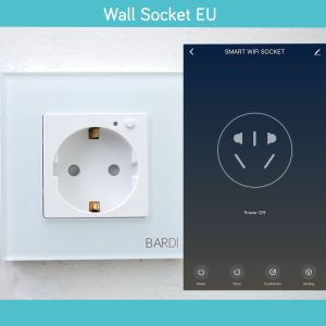 BARDI Smart Wall Socket Wifi EU White