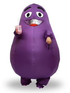 Trang Phục Đồ Chơi Màu Tím Halloween Grimace Phù Hợp Cho Người Lớn Và Trẻ Em Trang Phục Hóa Trang Biểu Diễn Tiệc Tùng