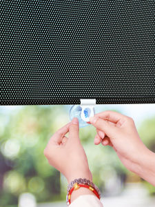 ZTION | Sunproof Insulation Sunshade Curtain Suction Cup No Drilling Extendable
