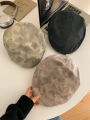 American Retro Apocalyptic Style Women's Beret Hat Spring Summer Versatile Face Slimming Backward Cap Flat Top Casual Hat. 
