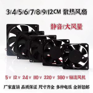 Yida Cooling Fan DC12V & 24V Silent Fans for Durable Power Supply Cases