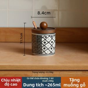 Hộp Lưu Trữ Gia Vị Treo Tường Cao Cấp Không Cần Khoan