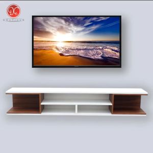 DEcTionS Furniture Meja TV Nakas Gantung 120x20 cm - Rak TV Tempel Dinding Minimalis Ruang Keluarga
