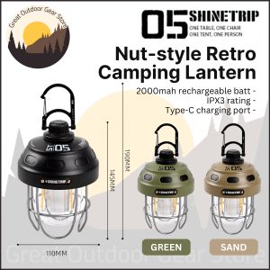 Shinetrip A486 Camping Lamp Outdoor Camping Nut Light Lantern Rechargeable Atmosphere Chandelier Tent