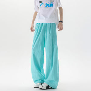 Raspberry Color Dopamine Cooling Pants for Small Women Straight Leg Trousers