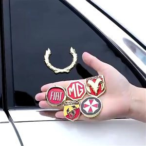 Metal Car Body Bonnet Boot 3D Logo Sticker Wing Badge Toyota Honda Mercedes BMW Mazda Suzuki Mitsubishi Kia Ford Hyundai TRD