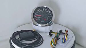 ELING 85mm 3in1 Multifunctional 120 200 km/h MPH GPS Speedometer with 8000RPM Tachometer Fuel Level with Backlight 9-32V