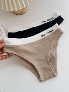 Quần Lót Thể Thao Kiểu Mỹ Quần Tam Giác Nữ Sinh Ghép Chữ Cái Vân Ốc Ôm Nửa Ôm Mông Gợi Cảm Cho Nữ Cotton Đũng Thoáng Khí