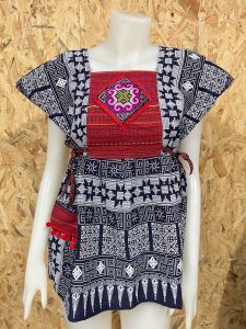 เสื้อเกาหลีพื้นเมือง เสื้อกระโปรงสั้นแบบเกาหลีลายพื้นเมืองเหนือ มีกระเป๋าข้าง