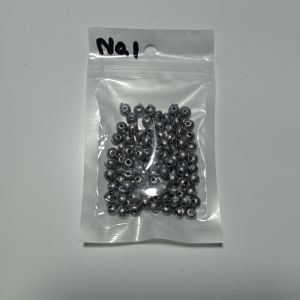 Timah pasir no. 00 dan no. 1 isi - + 100 pcs berat 50 gram