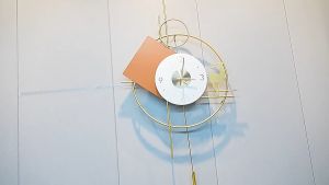 【Gift Town】Light Luxury Silent Swing Wall Clock Living Room Nordic Home Decoration Hanging Watch Creative Wall Decor 3D Clocks