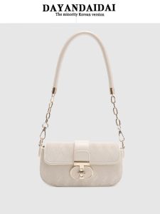 Fashionable Versatile Small Square Bag Womens Handbag Large Eye Bag Trendy Shoulder Bag Casual Geometric Pattern Leather Bag