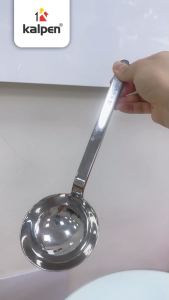 Muôi canh Inox 304 cán dài nguyên khối Kalpen MCD hàng chính hãng