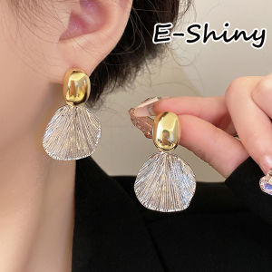 เครื่องประดับ จี้ต่างหู รูปเปลือก หอยสไตล์ เมทัด สำหรับผู้หญิงของขวัญ เดินชายหาดวันหยุดเทศกาล