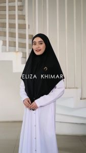 Audina Eliza Khimar Bahan Jersey Premium
