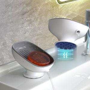 Deyln New Super Suction Cup Soap Dish With Drain Water For Bathroom Soap Holder Kithcen Sponge Holder Soap container Bathroom Supplies