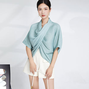 Irregular T-shirt Womens Design Sense Niche Loose Fashion All-Match Peplum Top Zsj2911