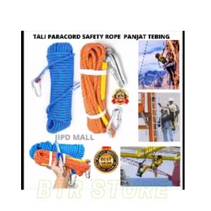 COD Tali Paracord Panjat Tebing Super Kuat 10mm Panjang 30 Meter Kuat sampai 2400 kg Tahan Lama