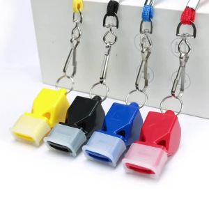 YTYIN | 1pc Outdoor Whistle Paper Card Packaging Soccer Basketball Running Sports Training Referee Coach Whistle with Hanging Rope