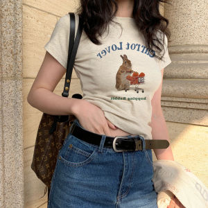 DVDK | Youthful Printed Close-fitting Cotton T-Shirt